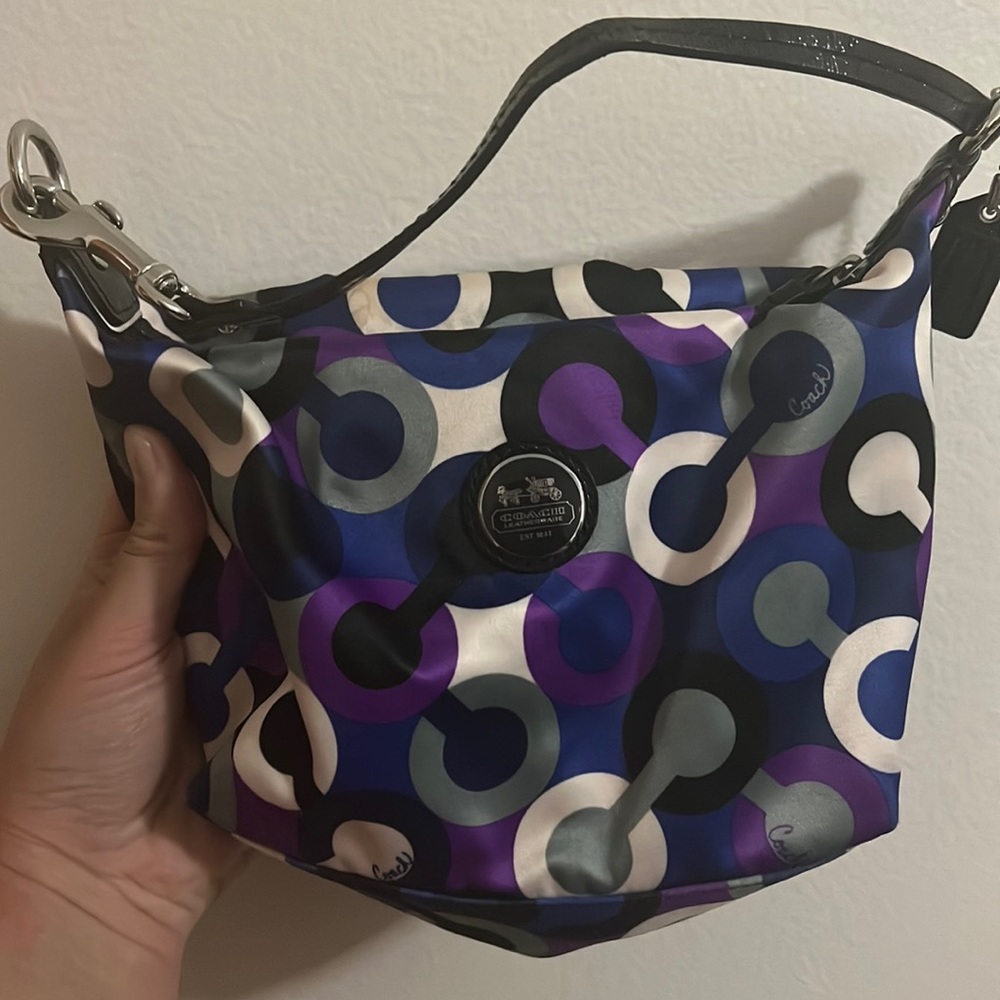 Mini coach satin bag